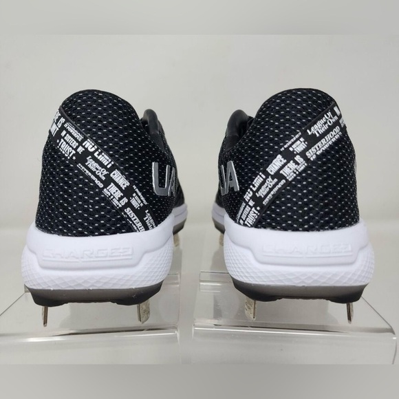 Under Armour Glyde 2 MT Molded Softball Cleats Women's Size9Black Athletic Metal - Picture 7 of 10